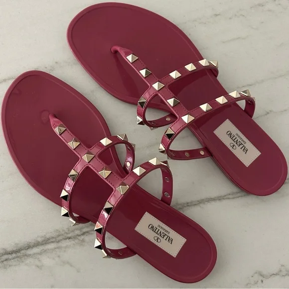 関税込 Valentino Garavani Rockstud jelly sandals 329924 valentino rockstud jelly sandals | eBay